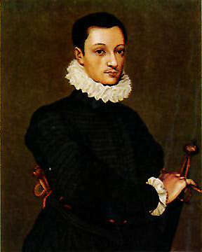 Saint Aloysius Gonzaga at age 17.