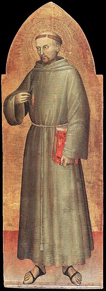 Painting of St. Francis by Giovanni Da Milano