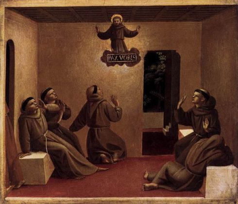Apparition of St Francis at Arles by Blessed Fra Angelico