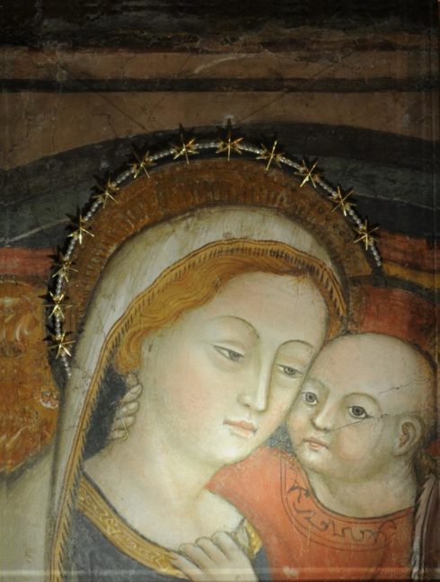 The miraculous image of Our Lady of Good Counsel of Genazzano.