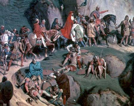 Charlemagne's army crossed the Alps with amazing speed