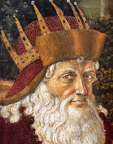 King St. Melchior by Lorenzo il Magnifico