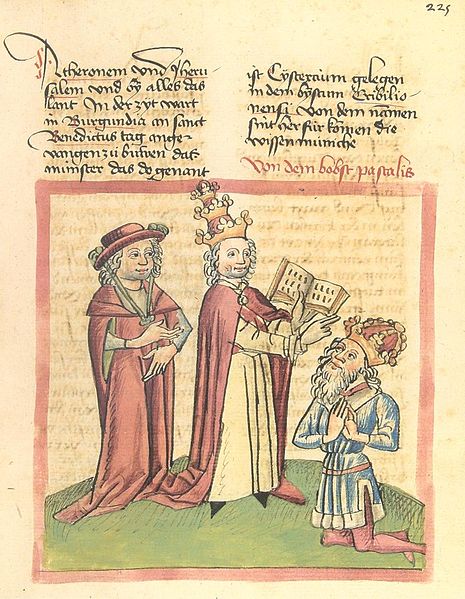 The coronation of Henry V by Pope Paschal II 